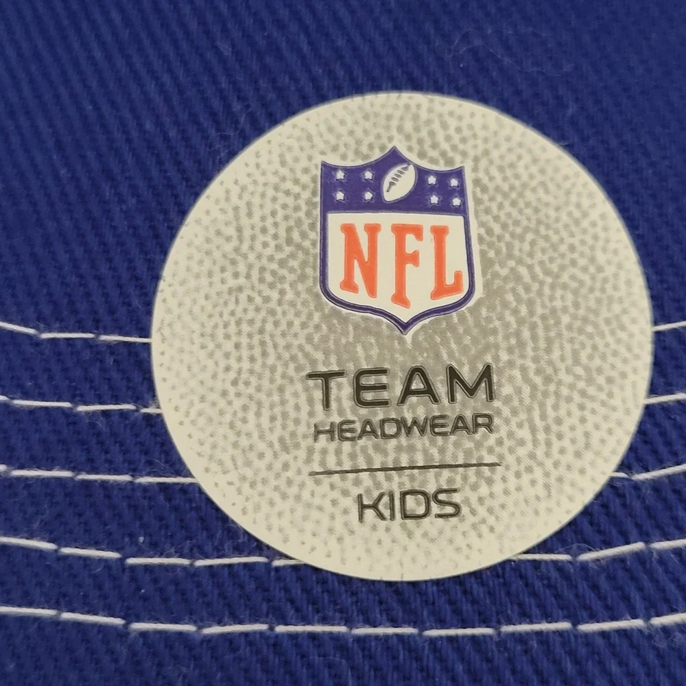 NFL Indianapolis Colts Hat Kids Adjustable Blue Embroidered Baseball Cap Toddler